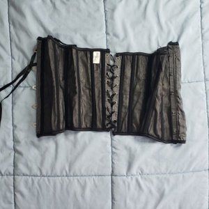 Pinstripe Underbust Corset